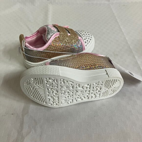 S Sport By Skechers 6 Light Pink Toddler Girls Lexie Sneakers Sequin Embellished - Picture 3 of 7